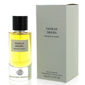 Fragrance World Vanille Drama 80 мл — унисекс парфюм с ванилью, ромом и какао